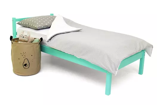 Детская кровать Skogen classic мятный (Бельмарко)