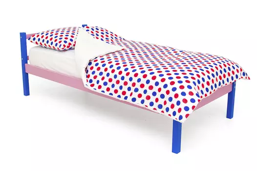 Детская кровать Skogen classic синий-лаванда (Бельмарко)