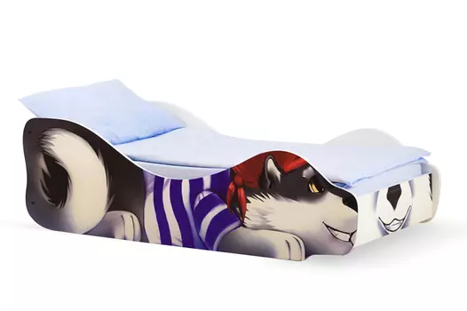 Детская кровать Волчёнок-Пират (Бельмарко)