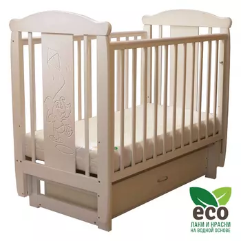 Детская кроватка с поперечным маятником Соня 04 Слоник (Соня)