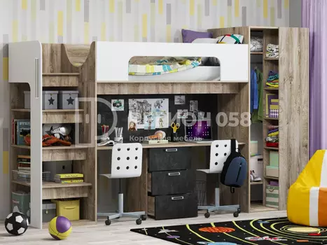 Детская стенка Бемби-14 МДФ (Регион 058)