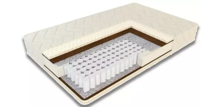Двухсторонний матрас Комфорт 9 с латексом (диарт)