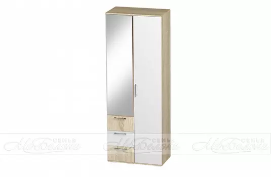 Двухстворчатый шкаф ШК-12 Белладжио (Мебелони)