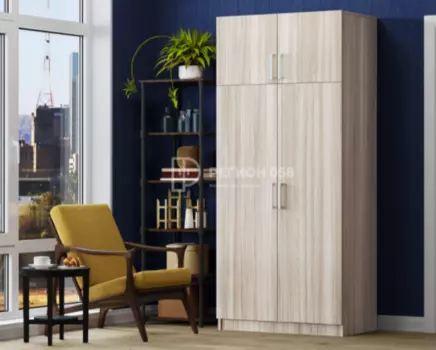 Двустворчатый шкаф с антресолью (Регион 058)