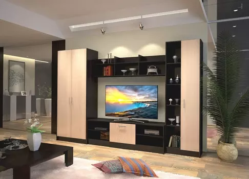 Гостиная Вегас венге/дуб кремона (НК мебель)