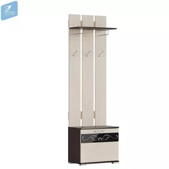 Юнона-2 ВШТ-03 Вешалка с тумбой (Стиль)