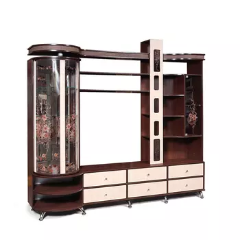 Комбинированная стенка с витриной 0364.1/0364.2 Орфей-11 (КМК)