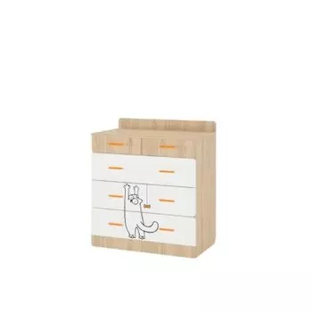 Комод Кот 9.1 с 5 ящиками (Аквилон)