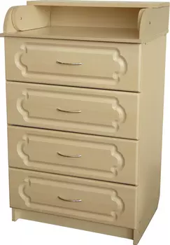 Комод с пеленальным столиком Соня 60/4 МДФ (Соня)