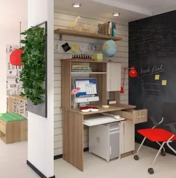 Компьютерный стол Интел 15 с надстройкой (Атлант)