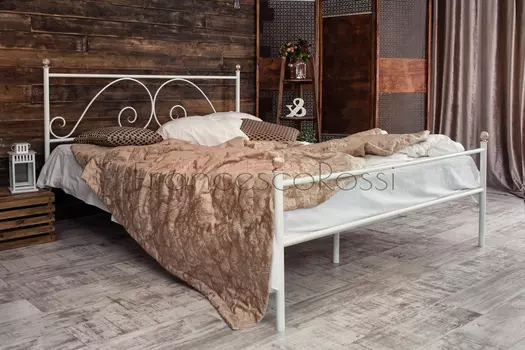 Кованая кровать Анталия с 1 спинкой (Francesco Rossi)
