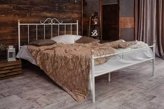 Кованая кровать Оливия с 1 спинкой (Francesco Rossi)