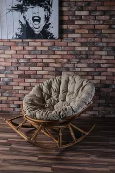 Кресло-качалка Папасан 23/01D Радуга