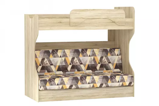 КРОВАТЬ 2-Х ЯРУСНАЯ С ДИВАНОМ АКВАРЕЛЬ 037.43 ( цвет на выбор) СИЛ