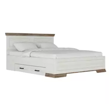 Кровать 1.6 Марсель с ящиками (BRW)