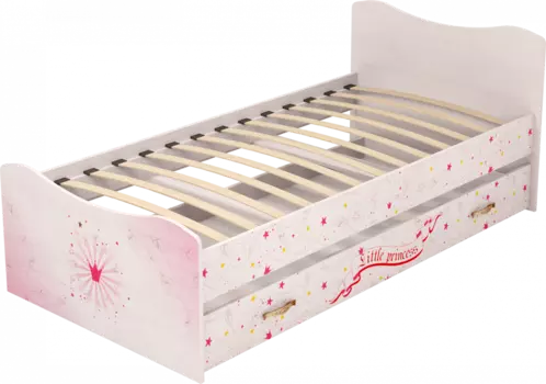Кровать №4 Принцесса с ящиком (Ижмебель)