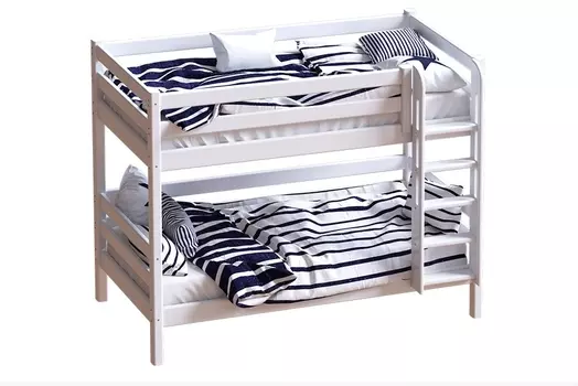 Кровать АВАЛОН с прямой лестницей МБГ