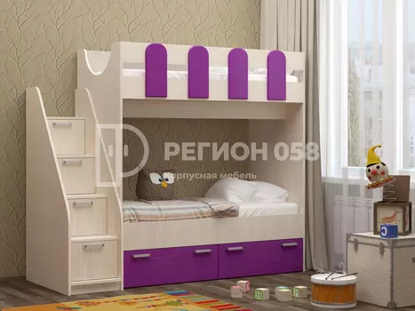 Кровать Бемби-11 МДФ (Регион 058)