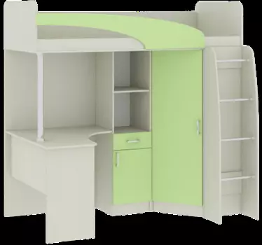 Кровать-чердак Карамель 77-01 (Атлант)