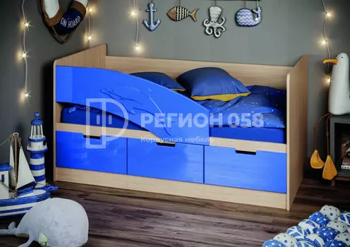 Кровать Дельфин-6 МДФ с 3Д-фасадами (Регион 058)