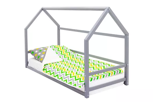 Кровать-домик Монтессори Svogen графит (Бельмарко)