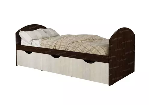 Кровать односпальная Колобок (Террикон)