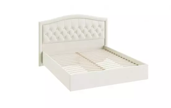 Кровать с мягким изголовьем "Адель" крем ТриЯ