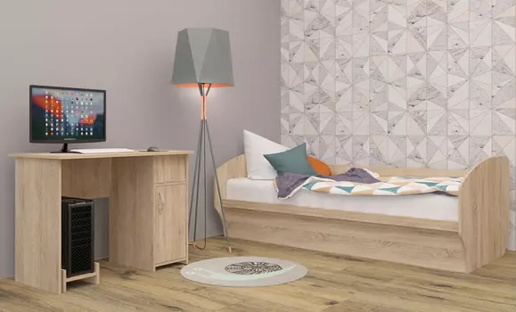 Кровать с подъемным механизмом Интро 90х200 (Термит)