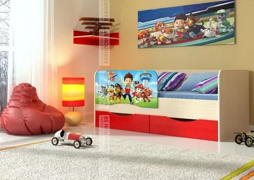 Кровать Щенячий патруль ВВ