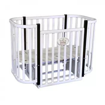 Кроватка Esenia 2 с автостенкой, поперечным маятником и колесами (Антел)