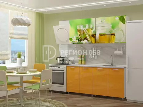 Кухня с фотопечатью Чайник (Регион 058)