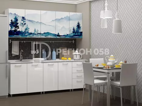 Кухня с фотопечатью Холмы (Регион 058)