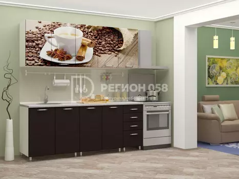 Кухня с фотопечатью Кофе (Регион 058)