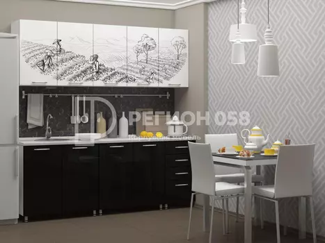 Кухня с фотопечатью Плантация (Регион 058)