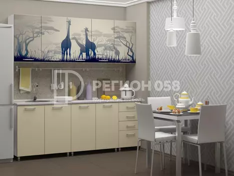 Кухня с фотопечатью Сафари (Регион 058)