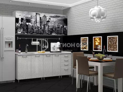 Кухня с фотопечатью Сити (Регион 058)