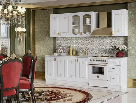 Кухня Версаль Белый матовый (разный размер) (Миф)