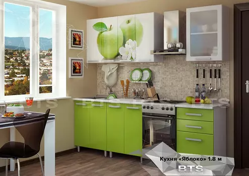 Кухня Яблоко 1,8 м (Мебелони)