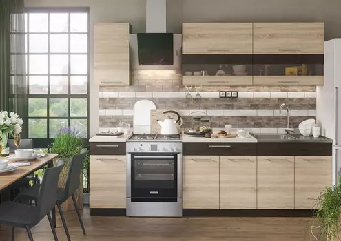 КУХНЯ "МАША" ЛДСП 2,0М (ИЦ)