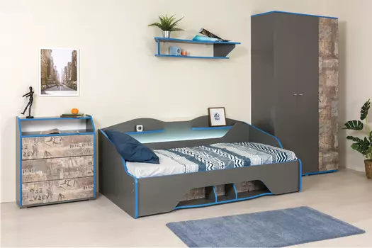 Модульная детская Индиго (Моби)