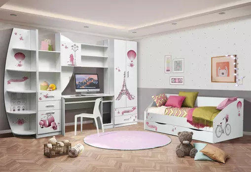 Модульная детская Лего Париж (Олмеко)