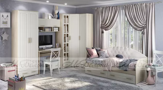 Модульная детская Маркиза (Мебелони)