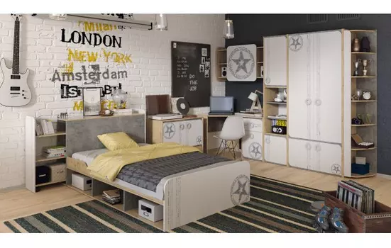 Модульная детская Мегаполис (Трия)