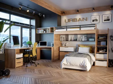 Модульная детская Урбан (Любимый дом)