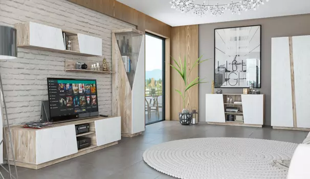 Модульная гостиная Лайт 0551 (КМК)