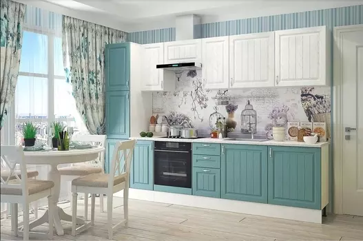 Модульная кухня Принцесса с фрезеровкой (Горизонт)