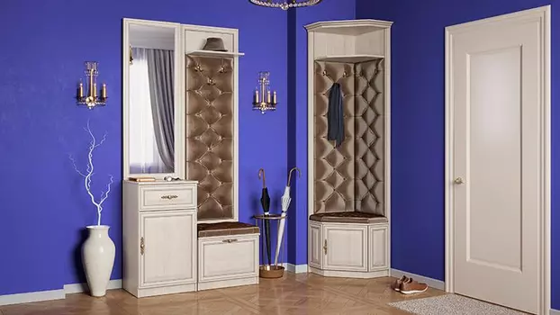 Модульная прихожая Габриэлла вудлайн кремовый (Олмеко)