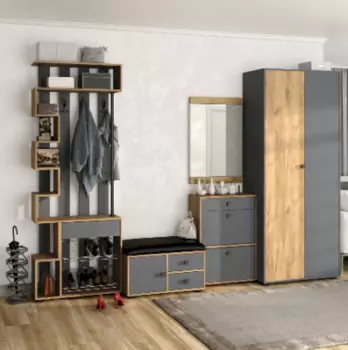 Модульная прихожая Мини-Лайт с фотопечатью (Бител)