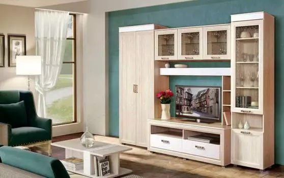 Модульная серия ЙОРК гостиная ясень анкор ЯНА