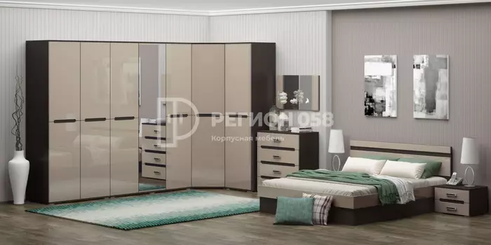 Модульная спальня Карина-9 МДФ (Регион 058)